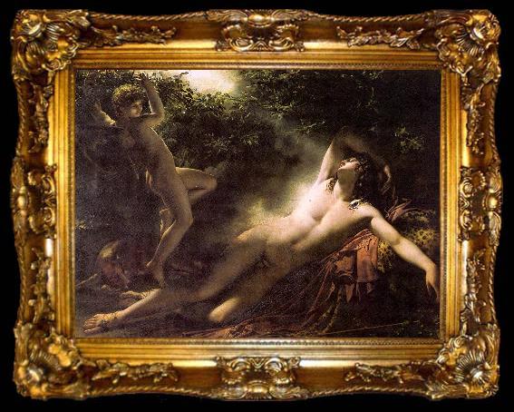 framed  Anne-Louis Girodet-Trioson Endymion Asleep, ta009-2